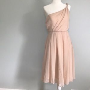NWT H&M Blush Pink Grecian Formal Dress